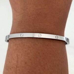 Screw Bracelet Small Model Stainless Steel.